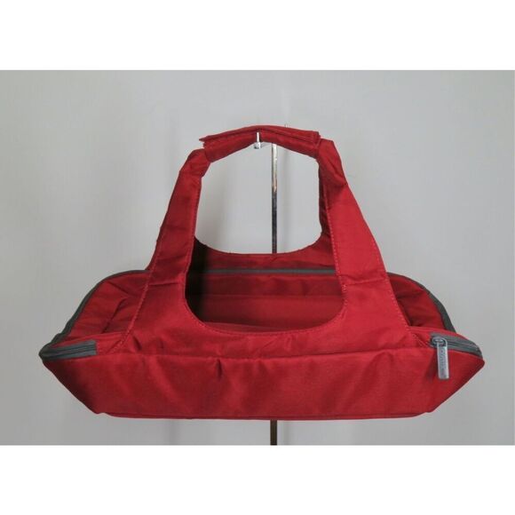 Vintage Pyrex Portables Red Casserole Dish Travel Bag Ice Heating Pack Included - Picture 3 of 7